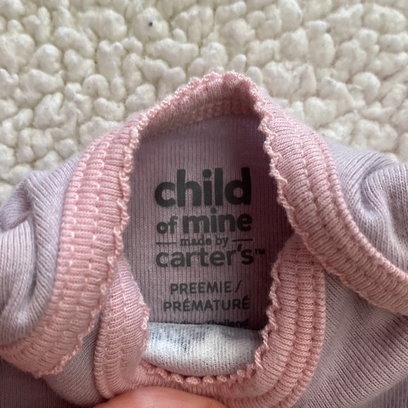 Carters Child of Mine Onesie/Bodysuit (Preemie) - Picture 4 of 5